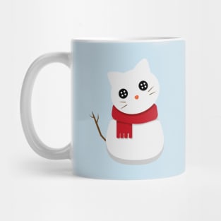 Cute Kawaii Snowcat Mug